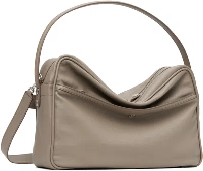 Acne Studios Taupe Camero Party Shoulder Bag In Brown