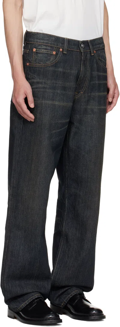 Our Legacy Gray Third Cut Jeans In Supergrey Wash