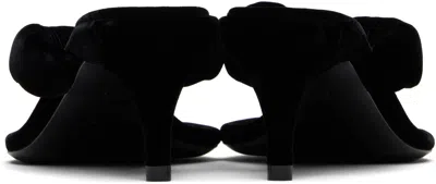 Alaïa Alaia Women Velvet Heel Flip-flops Mule In Black
