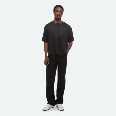 Helmut Lang Relaxed Fit Patch Tee In Black