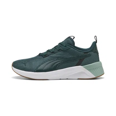 Puma Softride Harli Metallic Women's Sneakers In Green