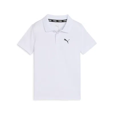 Puma Active Essentials Little Kids' Polo Shirt In White