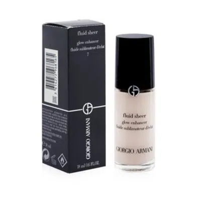 Giorgio Armani Ladies Fluid Sheer Glow Enhancer 0.6 oz # 07 Light Pink Makeup 3614272968165 In Pink