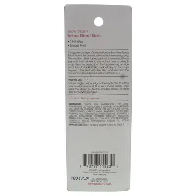 Flower Beauty Brow Vixen Tattoo Effect Brow Stain - Bv1 Blonde By  For Women - 0.034 oz Eyebrow In Brown