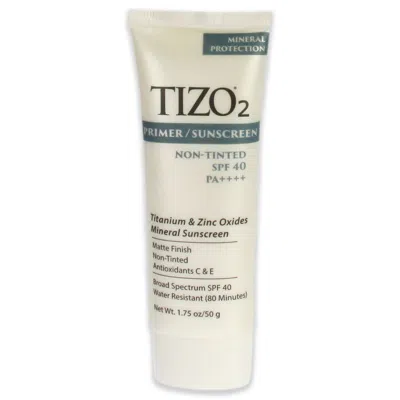 Tizo 2 Facial Primer Non-tinted Spf 40 By  For Unisex - 1.75 oz Sunscreen In White