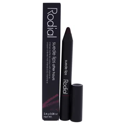 Rodial Suede Lips - After Hours By  For Women - 0.08 oz Lipstick In Black