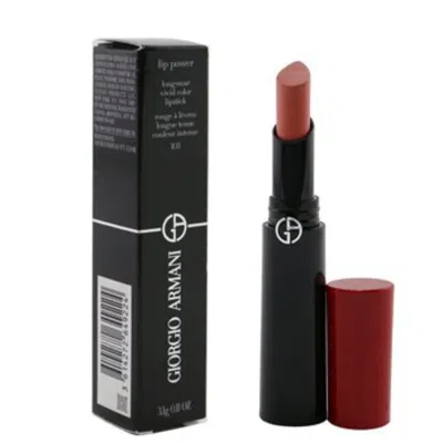 Giorgio Armani Ladies Lip Power Longwear Vivid Color Lipstick 0.11 oz # 103 Androgino Makeup 3614272