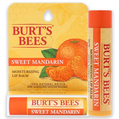 Burt's Bees Sweet Mandarin Moisturizing Lip Balm 0.15 oz Skin Care 792850907591 In Orange