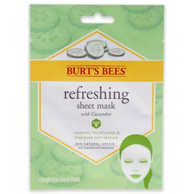 Burt's Bees Refreshing Sheet Mask Cucumber Skin Care 792850910720 In Green