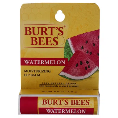 Burt's Bees Watermelon Moisturizer Lip Balm Blister 0.15 oz Skin Care 792850906808 In Gold