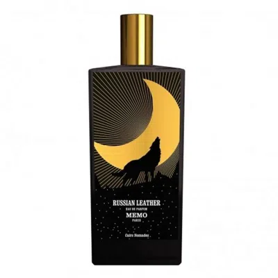 Memo Paris Unisex Russian Leather Edp 6.75 oz Fragrances 3700458614640 In Black