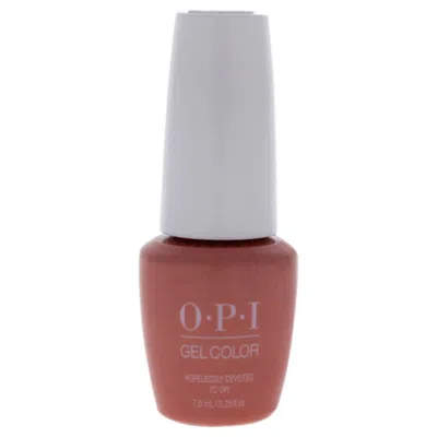 Opi Gelcolor Gel Lacquer - G49b Hopelessly Devoted By  For Women - 0.25 oz Nail Polish In Multi