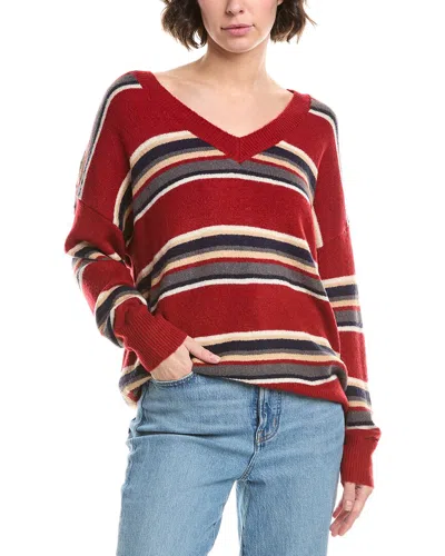 Brook + Lynn Pullover In Red