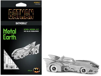 Metal Earth Model Kit 1989 Batmobile "batman" (1989) Movie (challenging Difficulty) Steel Model By  In Gray