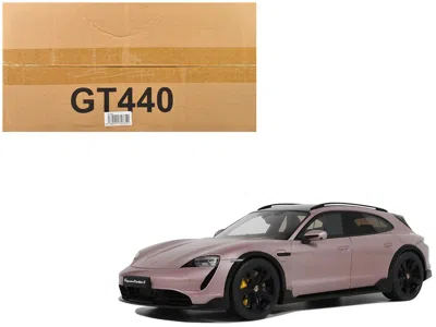 Gt Spirit 2022 Porsche Taycan Turbo S Cross Turismo Pink Metallic 1/18 Model Car By  In Brown