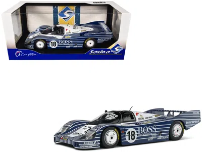Solido Porsche 956lh #18 Jurgen Lassig - Axel Plankenhorn - Desire Wilson "24 Hours Of Le Mans" (1983) "com In Blue