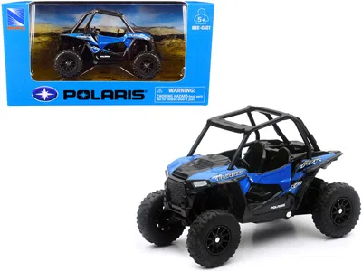 New Ray Polaris Rzr Xp Turbo Dohc Mini Atv Blue And Black Diecast Model By  In Blue