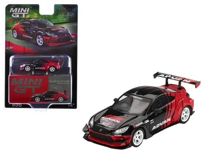 Mini Gt Toyota Gr86 "hks Type R Advan" Rhd (right Hand Drive) Black And Red "2022 Tokyo Auto Salon" Limited  In Multi