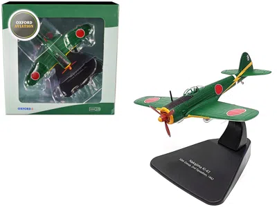 Oxford Diecast Nakajima Ki-43 Hayabusa Plane 50th Group 2nd Squadron (1942) "oxford Aviation" Series 1/72 Diecast M In Green