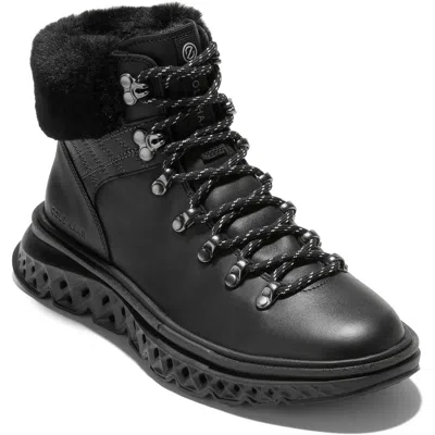 Zerogrand Cole Haan 5zg Explore Womens Leather Outdoor Hiking Boots In Black