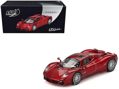 Bbr Pagani Utopia Dubai Red 1/64 Diecast Model Car By  In Red
