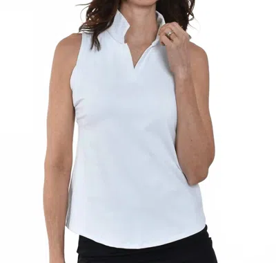 Southwind Pebble Beach Sleeveless Top In White In White