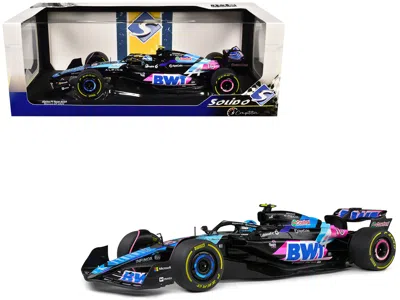 Solido Alpine A524 #10 Pierre Gasly "bwt" Formula One F1 Monaco Gp (2024) "competition" Series 1/18 Diecast In Multi