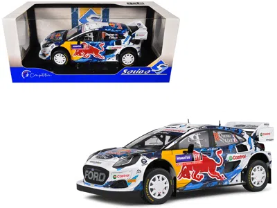 Solido Ford Puma Rally1 Hybrid #16 Adrien Fourmaux - Alexandre Coria 3rd Place "rally Sweden" (2024) "compe In Blue