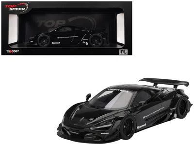 Top Speed Mclaren 720s "lb-works" Black "tokyo Auto Salon 2024" 1/18 Model Car By  In Black