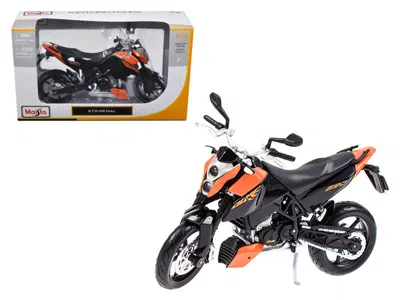 Maisto Ktm 690 Duke Orange And Black 1/12 Diecast Motorcycle Model By  In Multi