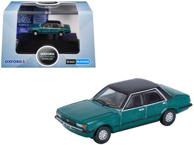 Oxford Diecast Ford Cortina Mk5 Rhd (right Hand Drive) Cosmos Blue Metallic With Black Top 1/148 (n) Scale Diecast  In Multi