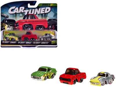 Car Tuned Lowriders Series 3 Chevrolet Triple Pack Set Of 3 Cars Diecast Model Cars By Cartuned In Multi