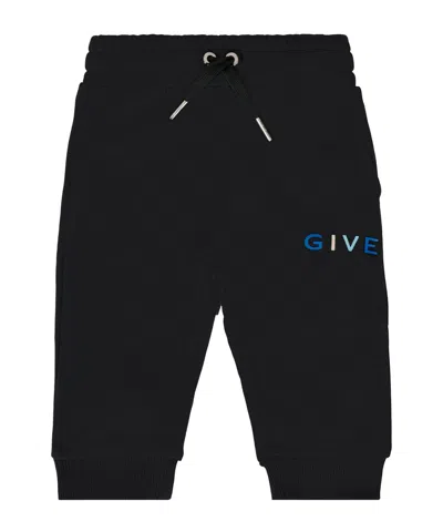 Givenchy Logo-print Drawstring Trousers In Black