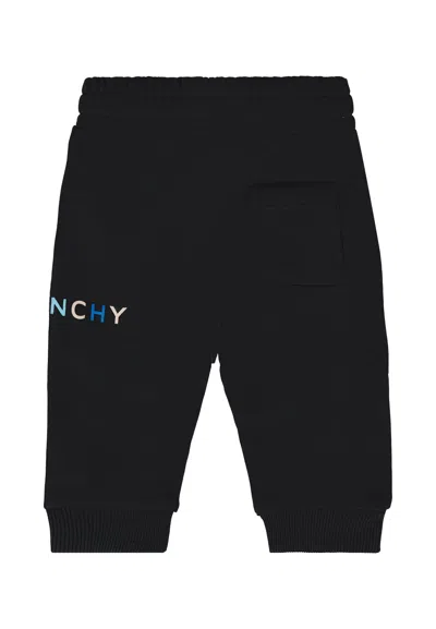 Givenchy Logo-print Drawstring Trousers In Black