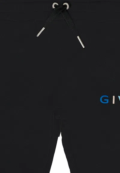 Givenchy Logo-print Drawstring Trousers In Black