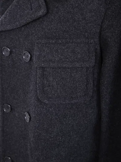 Comme Des Garçons Coat Comme Des Garcons Woman Color Grey In Black