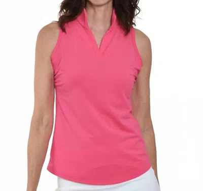 Southwind Pebble Beach Sleeveless Top In Flamingo In Pink