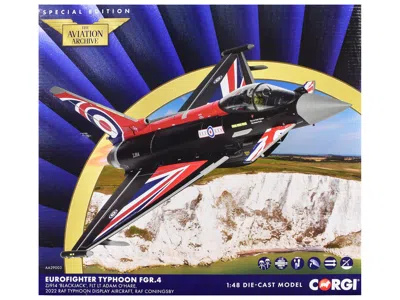 Corgi Euro Typhoon Fgr4 Aircraft "blackjack Raf Typhoon Display Aircraft" (2022) British Royal Air Force " In Multi