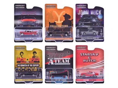 Greenlight Hollywood Greatest Hits (2024) Set Of 6 Pieces 1/64 Diecast Model Cars By  In Multi