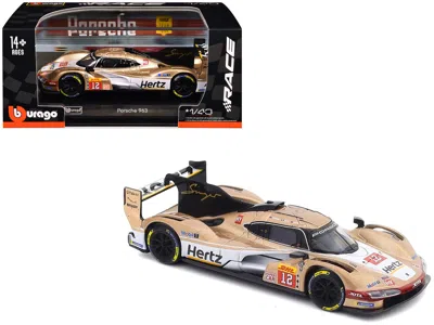 Bburago Porsche 963 #12 Callum Ilott - Will Stevens - Norman Nato "hertz Team Jota" Hypercar Team Winner "fi In Multi