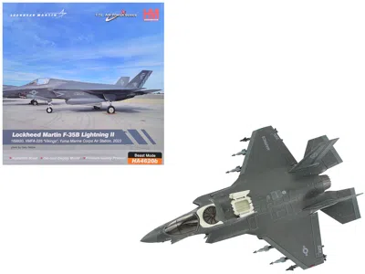 Hobby Master Lockheed Martin F-35b Lightning Ii Aircraft Beast Mode Configuration "vmfa-225 Vikings Yuma Marine C In Gray
