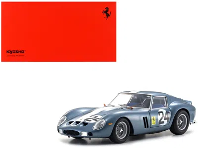 Kyosho Ferrari 250 Gto #24 Phil Hill - Olivier Gendebien 2nd Place "sebring 12 Hours" (1962) 1/18 Diecast M In Blue