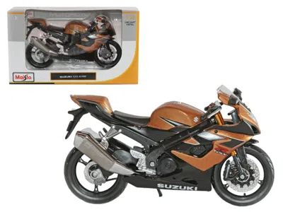 Maisto Suzuki Gsx R1000 Bronze 1/12 Diecast Motorcycle Model By  In Brown