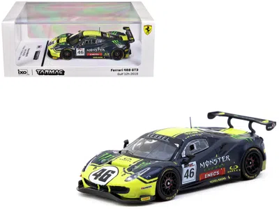 Tarmac Works Ferrari 488 Gt3 #46 V. Rossi - A. Salucci - L. Marini "gulf 12 Hours" (2019) "hobby64" Series 1/64 D In Multi