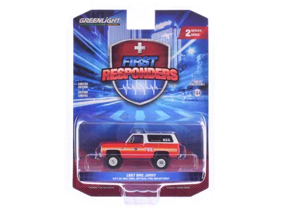 Greenlight 1987 Gmc Jimmy "fdny (the Official Fire Department City Of New York) M. E.u. (medical Equipment Unit In Multi