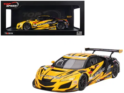 Top Speed Honda Nsx Gt3 Evo22 #18 Takashi Kobayashi - Syun Koide "team Upgarage" "super Gt Series" (2023) 1/18 In Yellow