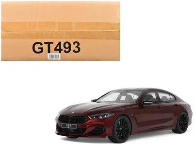 Gt Spirit 2023 Bmw M850i Xdrive M Performance Aventurine Red With Carbon Top 1/18 Model Car By  In Burgundy