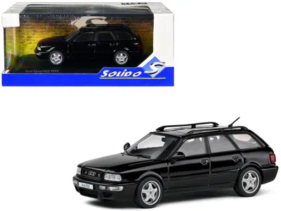 Solido 1995 Audi Avant Rs2 Brilliant Black With Roofrack 1/43 Diecast Model Car By  In Black