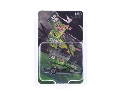 Acme Winged Sprint Car #55 Mckenna Haase "interstate Batteries" Mckenna Haase Racing (2024) 1/50 Diecast  In Green