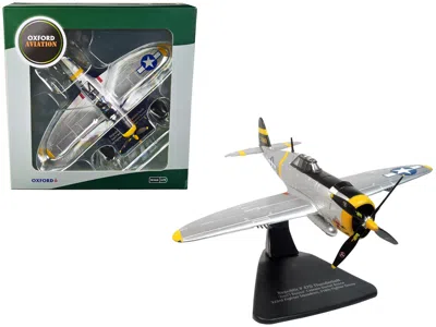 Oxford Diecast Republic P-47d Thunderbolt Plane Usaaf "captain Daniel Boone 333rd Squadron 318th Group" "oxford Avi In Gray